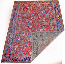 Load image into Gallery viewer, Antique Persian Heriz Rug, Circa 1890