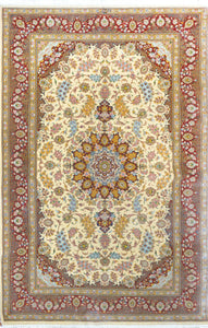 Silk Persian Qum Rug
