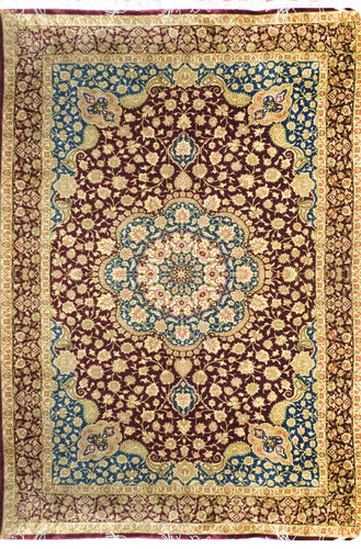 Silk Persian Qum Rug