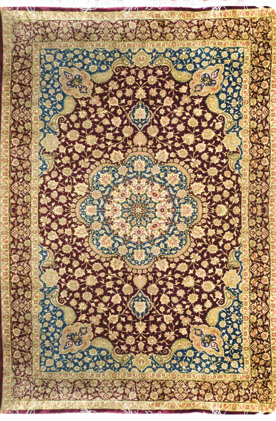 Silk Persian Qum Rug