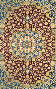 Silk Persian Qum Rug