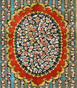 Silk Qum Design Chinese Rug