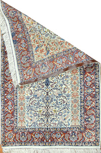 Vintage Persian Isfahan Rug