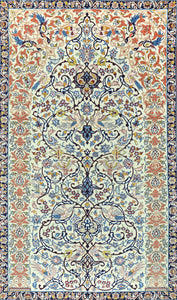 Vintage Persian Isfahan Rug