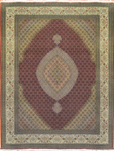 Load image into Gallery viewer, Vintage Tabriz Mahi Design Persian Rug
