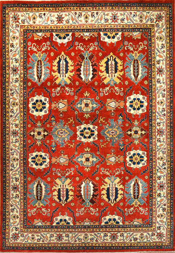 Vintage Kazak Afghan Rug