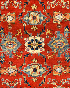 Vintage Kazak Afghan Rug