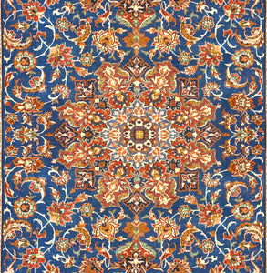 Antique Isfahan Persian Rug, Circa 1890