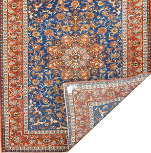 Antique Isfahan Persian Rug, Circa 1890