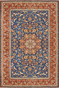 Antique Isfahan Persian Rug, Circa 1890