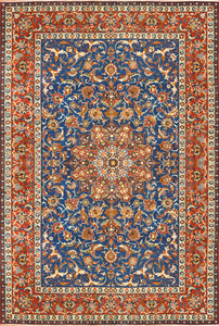 Antique Isfahan Persian Rug, Circa 1890