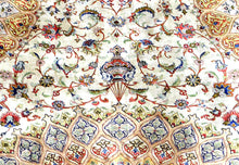 Load image into Gallery viewer, Vintage Qum Persian Silk Rug