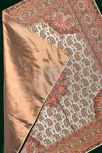 Load image into Gallery viewer, Persian Silk Termeh Tapestry Medallion Jeghah Design