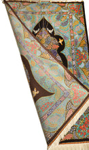 Load image into Gallery viewer, Vintage  Qum Silk Persian Rug Circa 1970