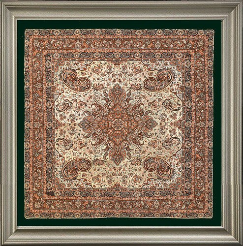 Persian Silk Termeh Tapestry Golestan Kavir Design