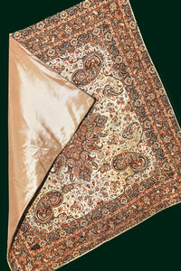 Persian Silk Termeh Tapestry Golestan Kavir Design