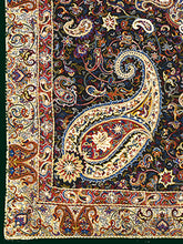 Load image into Gallery viewer, Persian Silk Termeh Tapestry Zarbaft Shab Design