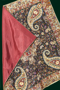 Persian Silk Termeh Tapestry Zarbaft Shab Design