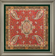 Load image into Gallery viewer, Persian Silk Termeh Tapestry Soltani Anabi Design