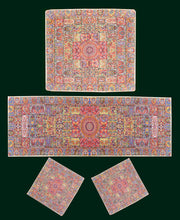 Load image into Gallery viewer, Set Of Persian Silk Termeh Tapestry Soltani Design