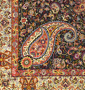 Persian Silk Termeh Tapestry Zarbaft Soltani Design