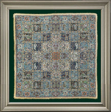 Load image into Gallery viewer, Persian Silk  Termeh Tapestry Golestan Jeghah Design
