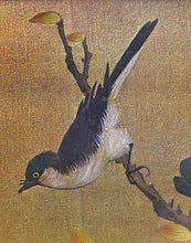 Load image into Gallery viewer, Vintage Original Japanese Painting Gold &amp; Silver