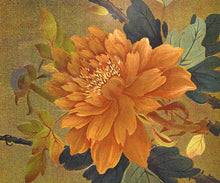 Load image into Gallery viewer, Vintage Original Japanese Painting Gold &amp; Silver