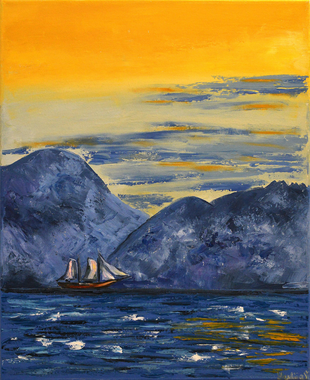Oil On Canvas By Artist Yuliia