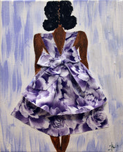 Load image into Gallery viewer, Purple Flower Dress