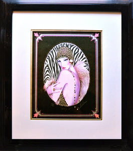 Lithograph Fashion Portrait Painting
