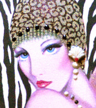 Load image into Gallery viewer, Lithograph Fashion Portrait Painting