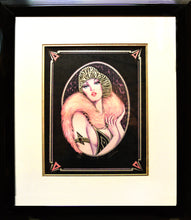 Load image into Gallery viewer, Lithograph Fashion Portrait Art Deco