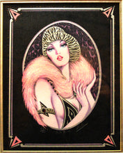 Load image into Gallery viewer, Lithograph Fashion Portrait Art Deco