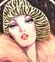 Load image into Gallery viewer, Lithograph Fashion Portrait Art Deco