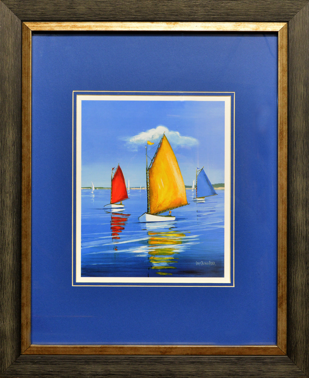 Yellow Sailboat