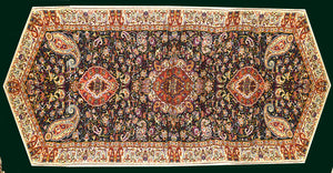 Set Of Persian Silk Termeh Tapestry Shahpasand Design