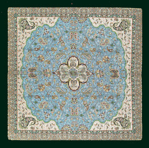 Set Of Persian Silk Termeh Tapestry Majestic Design