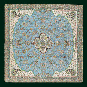 Set Of Persian Silk Termeh Tapestry Majestic Design