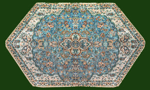 Set Of Persian Silk Termeh Tapestry Majestic Design