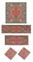 Load image into Gallery viewer, Set Of Persian Silk Termeh Tapestry Soltani Design