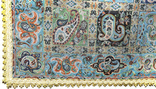 Load image into Gallery viewer, Persian Silk  Termeh Tapestry Golestan Jeghah Design