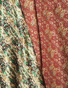 Extremely  Rare Uncut  Silk  Fabric Persian Termeh Tapestry