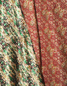 Extremely  Rare Uncut  Silk  Fabric Persian Termeh Tapestry