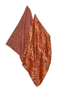 Extremely  Rare Uncut  Silk   Persian Termeh Tapestry Fabric
