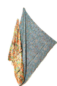 Extremely  Rare Uncut  Silk  Persian Termeh Tapestry Fabric
