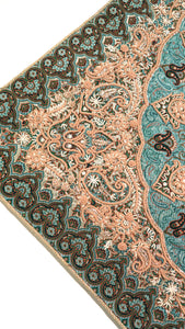 Blue Diamond Persian Silk Termeh