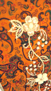 Flower of The Deseret Persian Silk Termeh