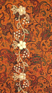 Flower of The Deseret Persian Silk Termeh