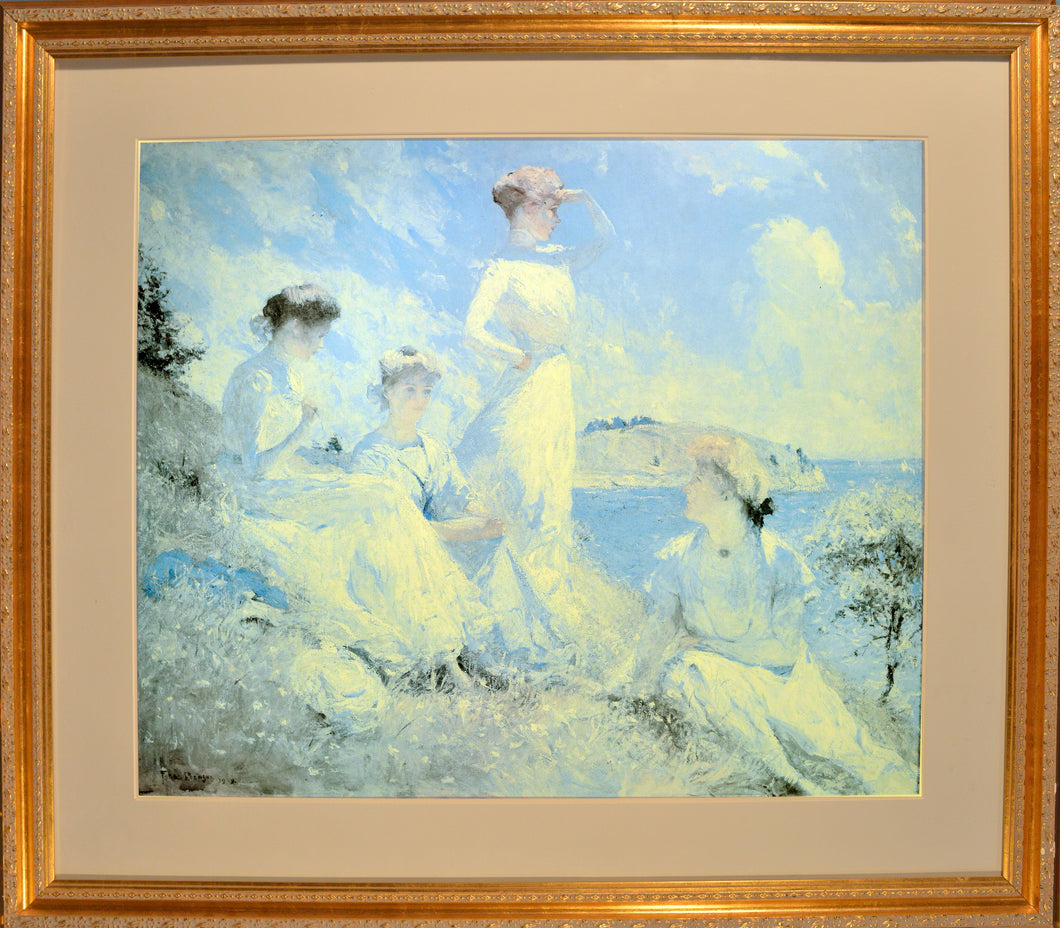 Blue Ladies in the Garden